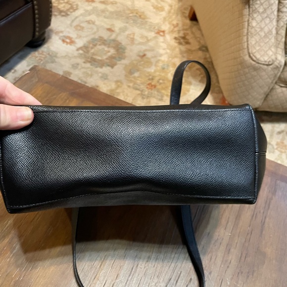 Coach shoulder bag black pebbled purse - Picture 7 of 7